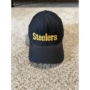 Vintage Starter Pittsburgh Steelers Baseball Hat Cap Black Gold Adjustable NFL